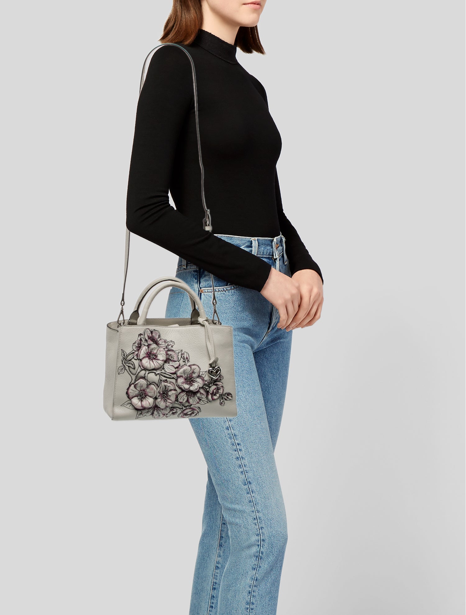 Brighton Leather Top Handle Bag