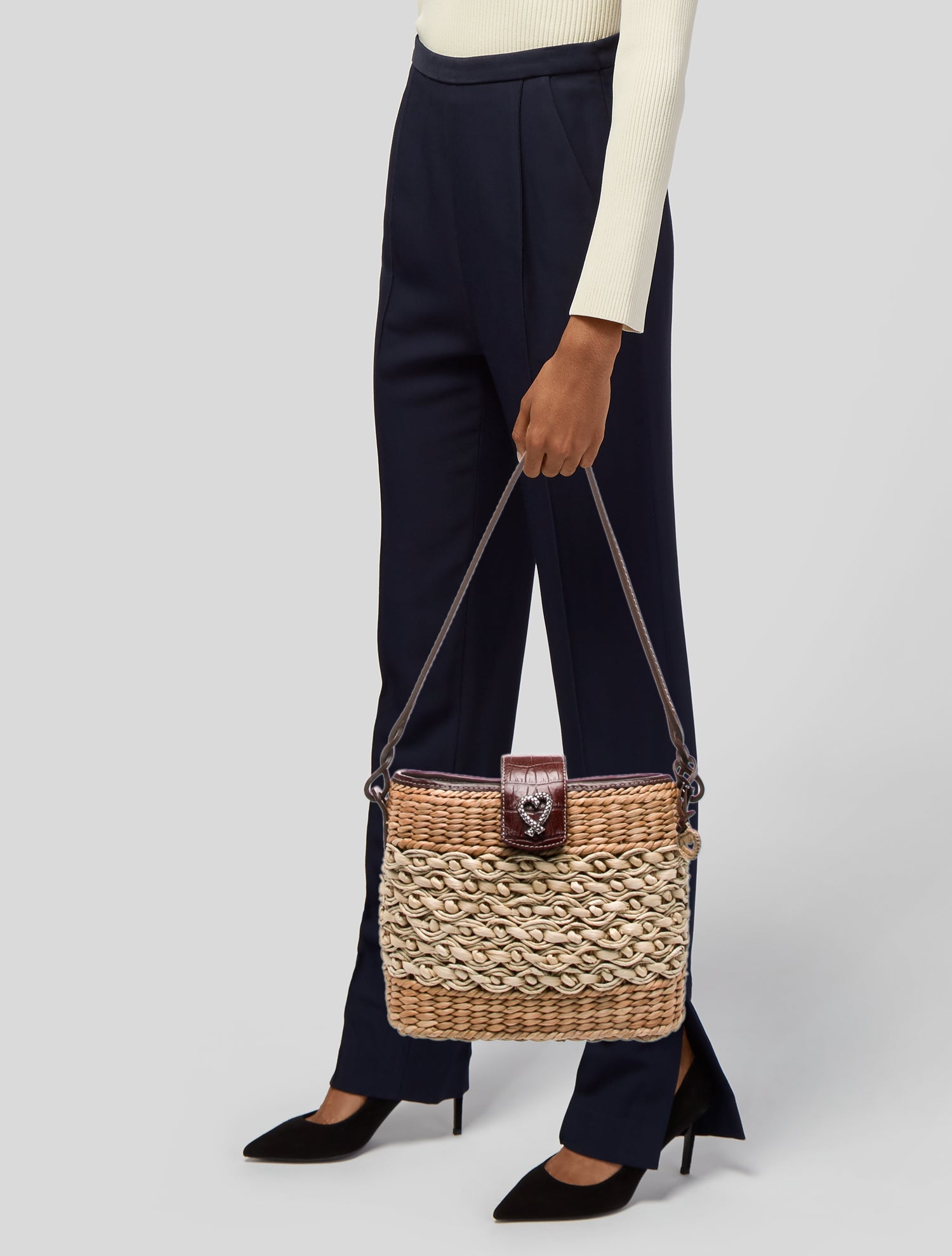 Brighton Straw Shoulder Bag