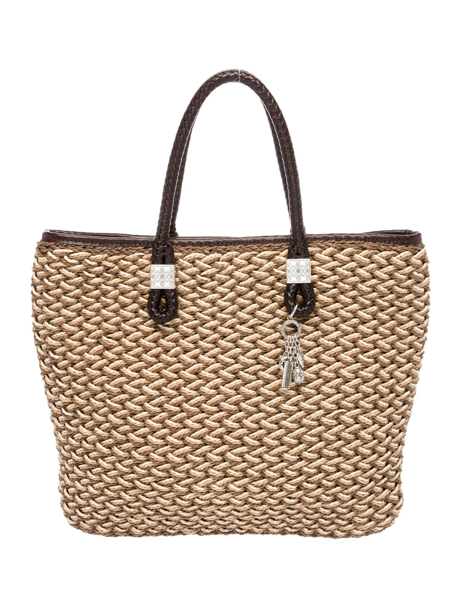 Brighton Raffia Top Handle Bag