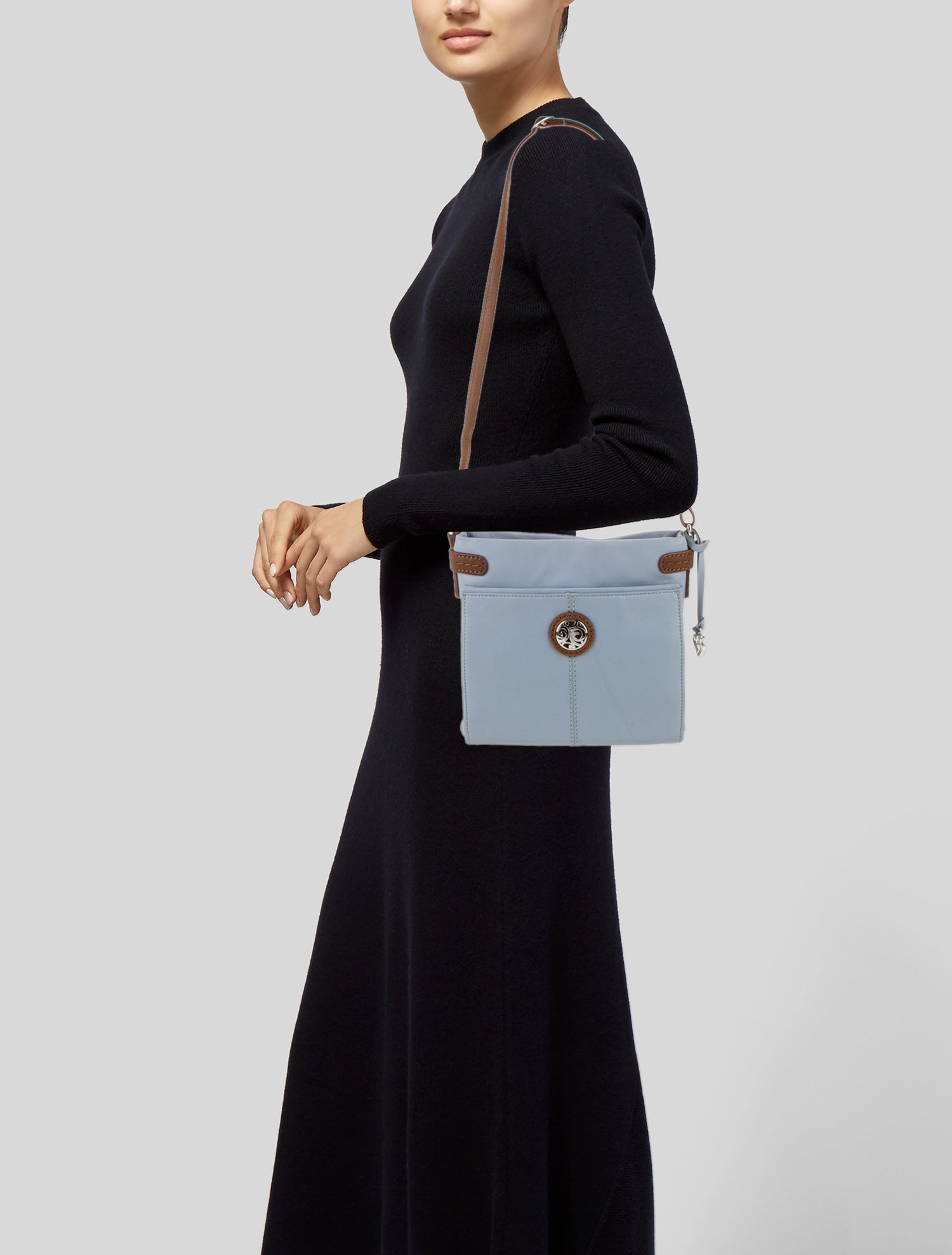 Brighton Leather Crossbody Bag