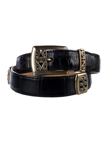Brighton Belts Skinny Leather Belt M