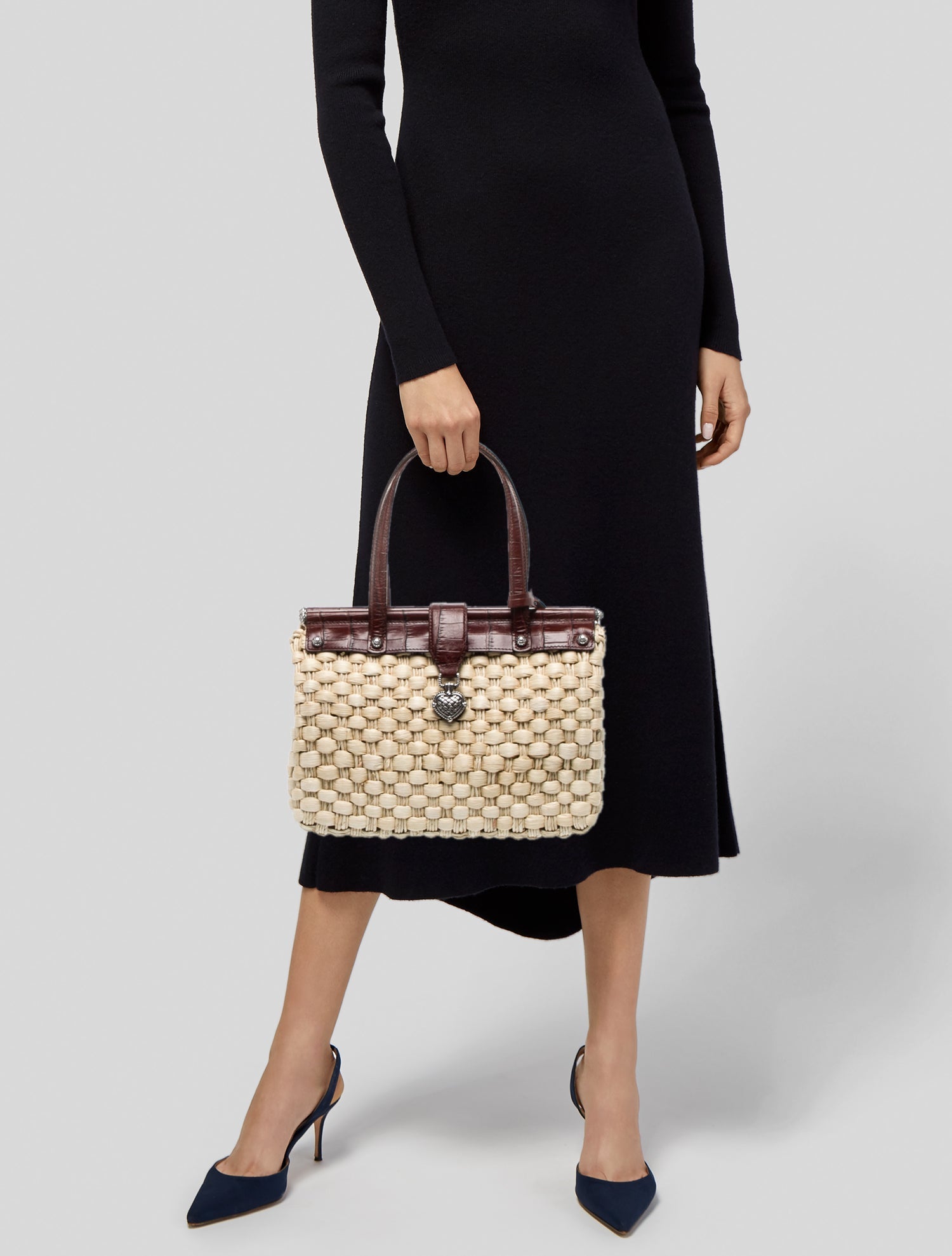 Brighton Straw Top Handle Bag