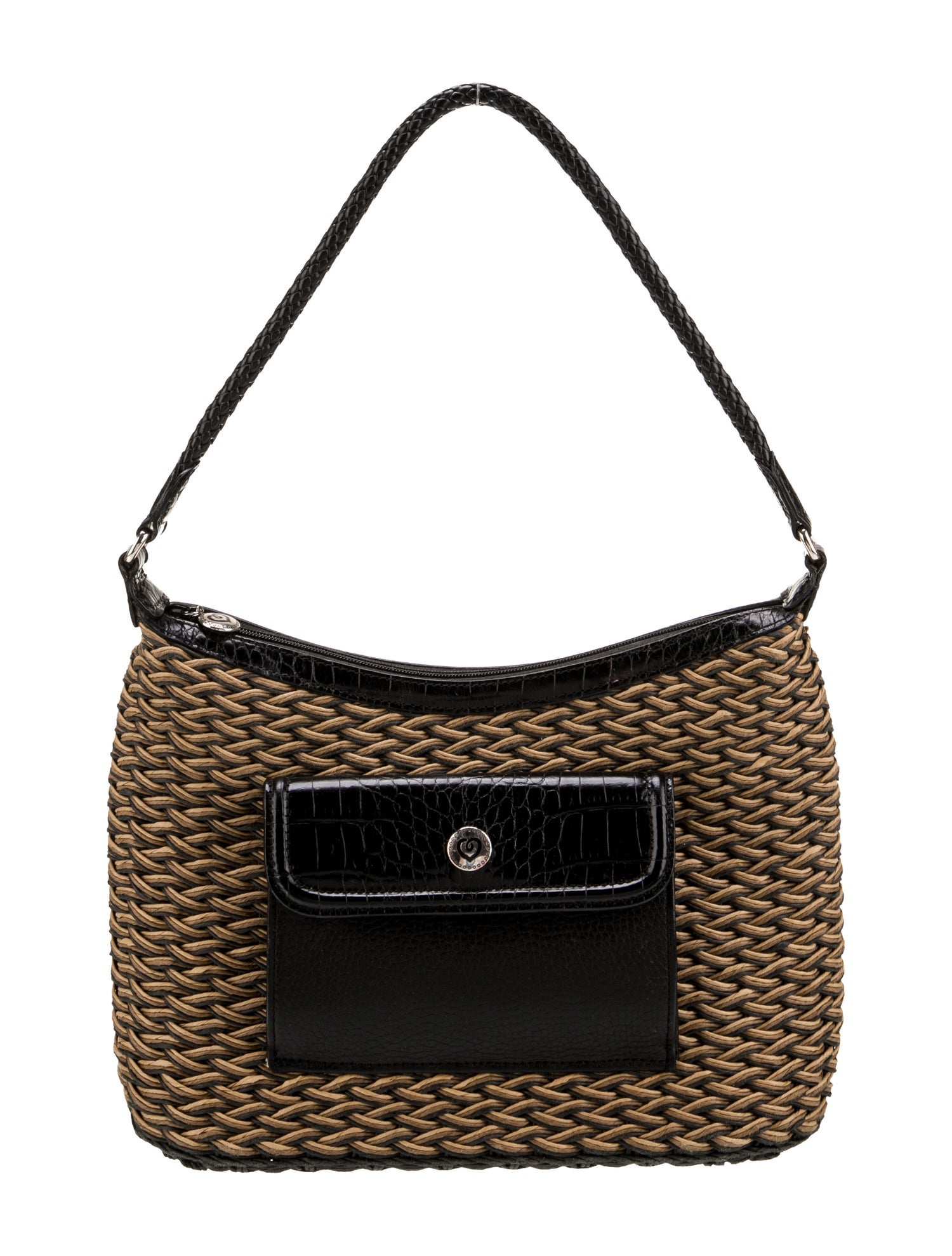 Brighton Raffia Shoulder Bag