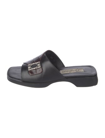 Brighton Leather Slides