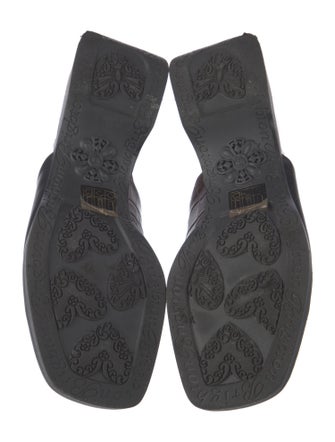 Brighton Leather Slides