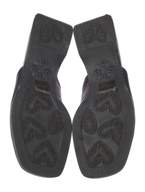 Brighton Leather Slides