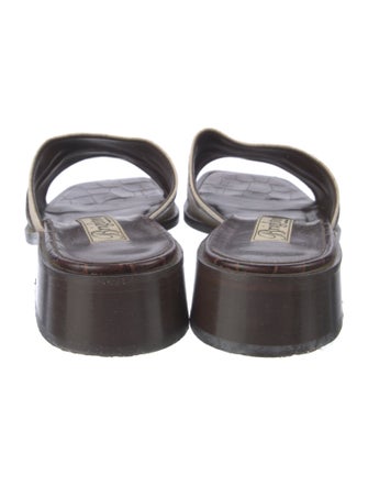 Brighton Leather Slides