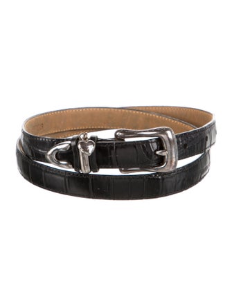 Brighton Skinny Leather Belt