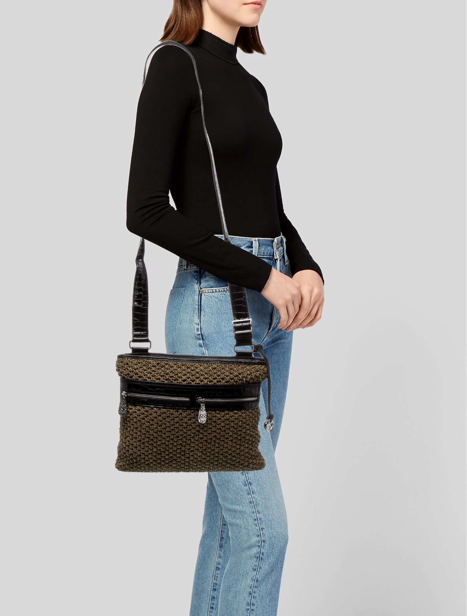 Brighton Leather Crossbody Bag