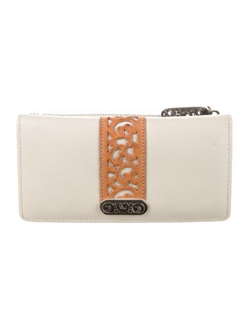 Brighton Wallets Leather Printed Wallet