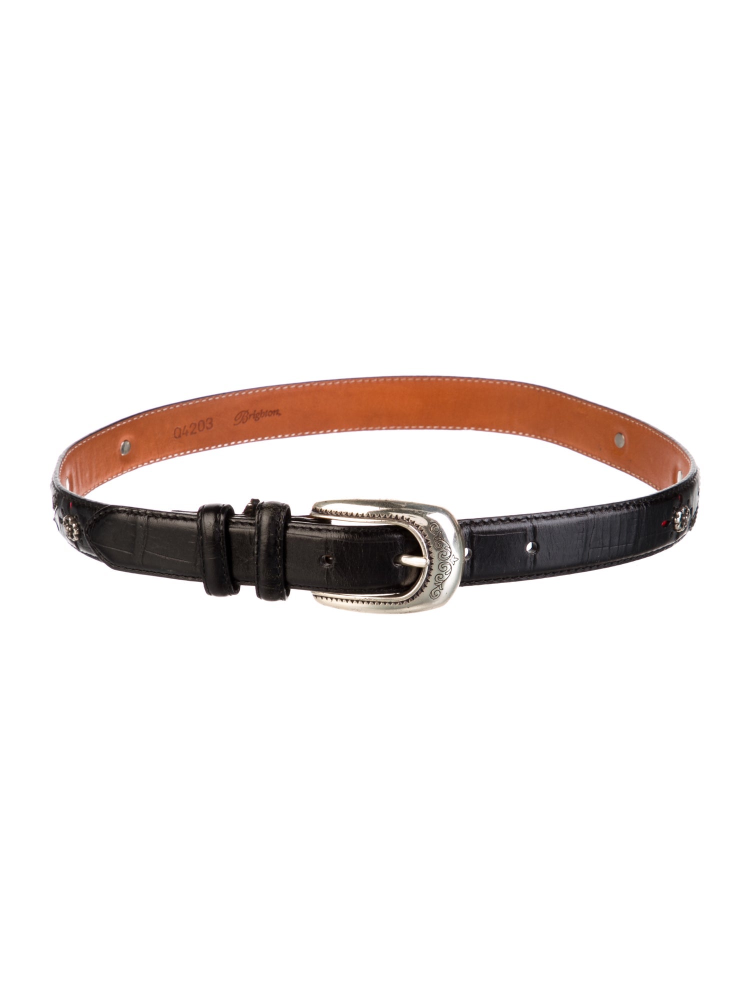 Brighton Skinny Leather Waist Belt