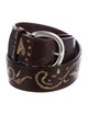 Brighton Leather Embroidered Accent Belt