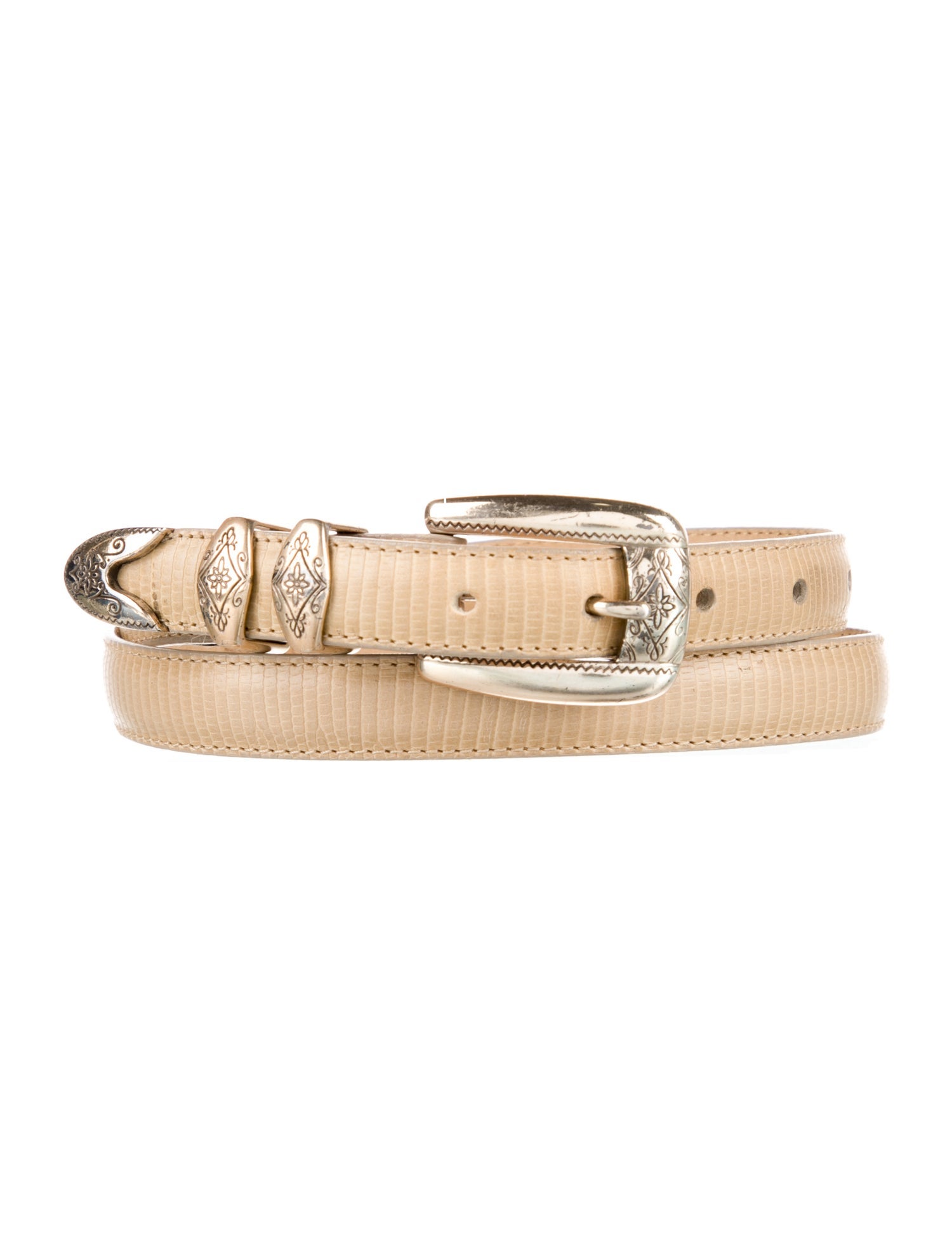 Brighton Skinny Snakeskin Belt