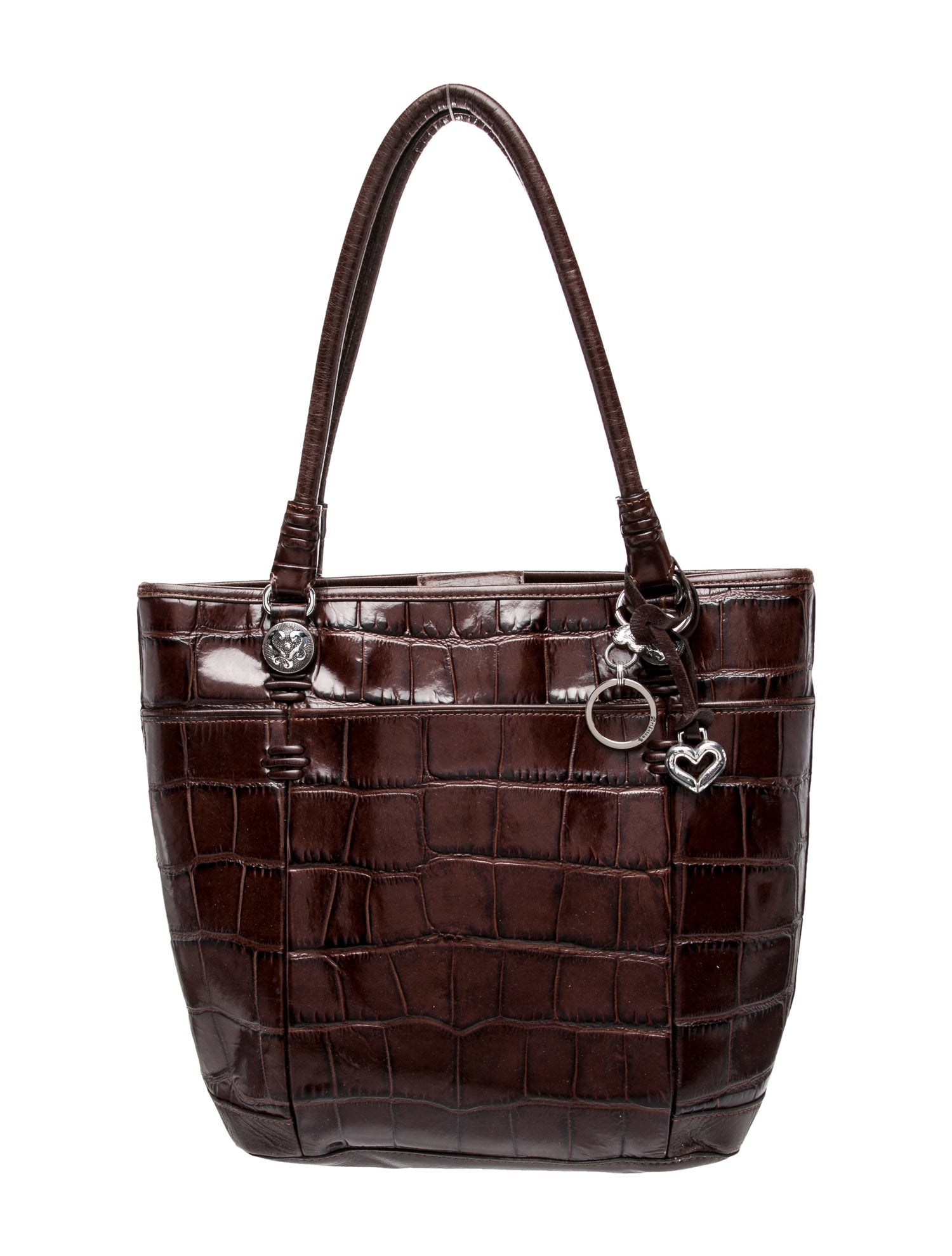 Brighton Embossed Leather Shoulder Bag