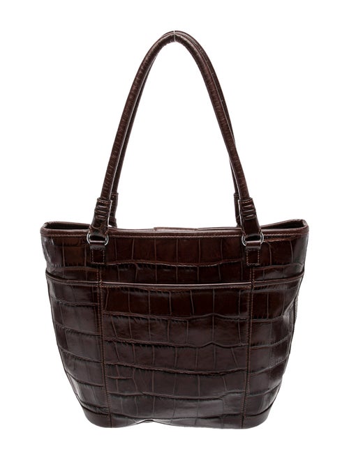 Brighton Embossed Leather Shoulder Bag