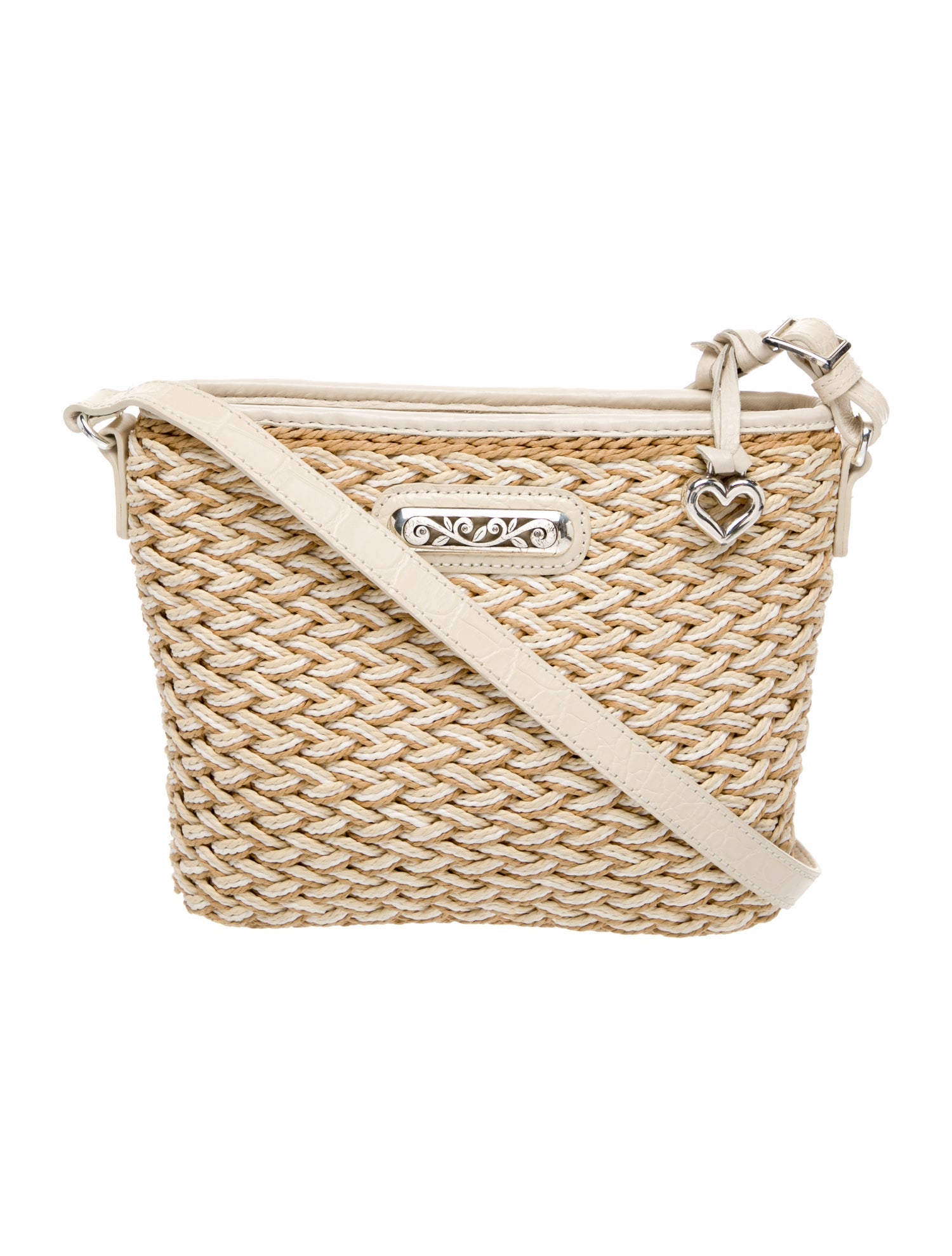 Brighton Raffia Crossbody Bag