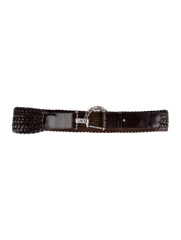 Brighton Belts Wide Leather Waist Belt M