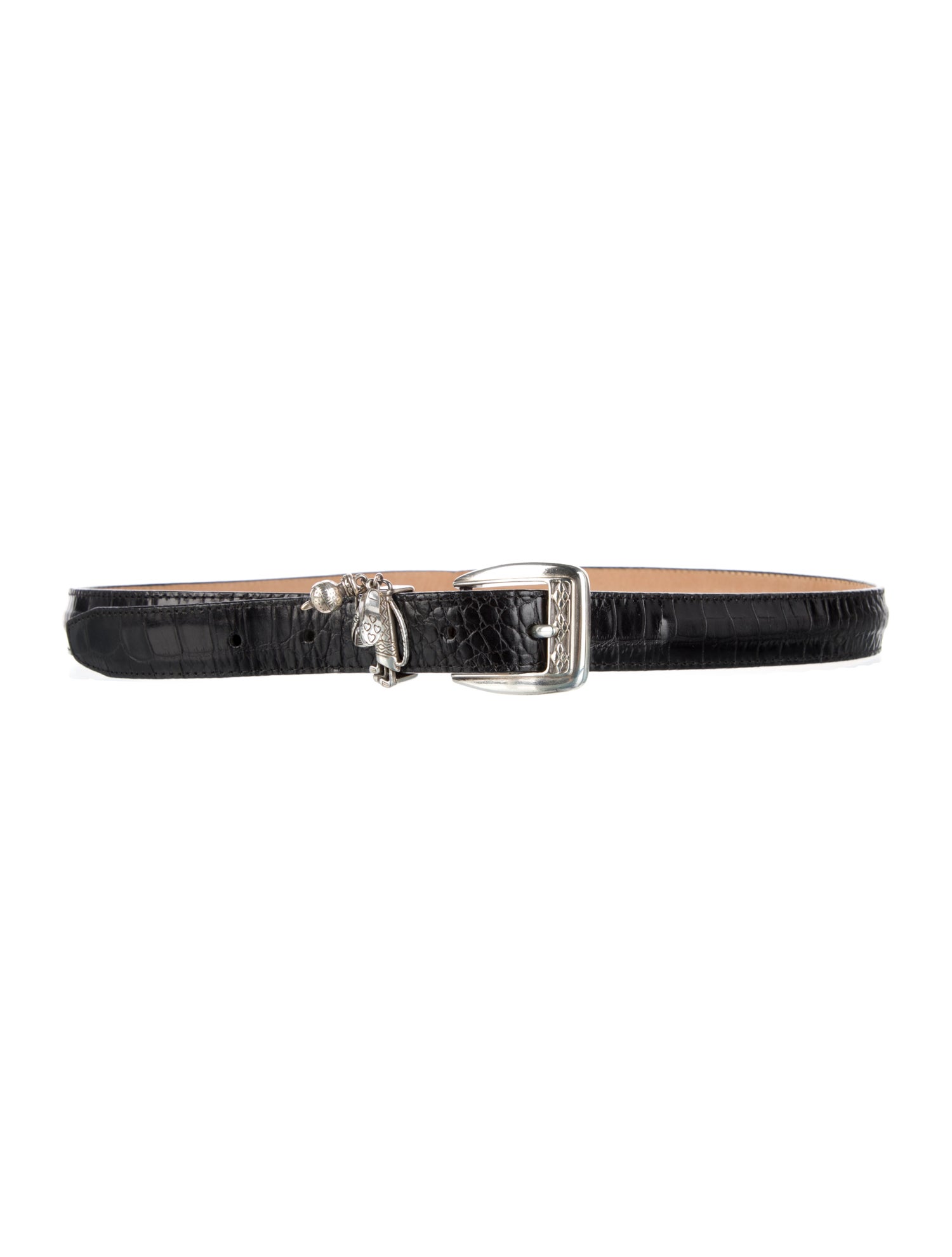 Brighton Skinny Embossed Leather Belt Kit