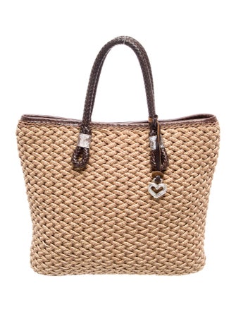 Brighton Raffia Top Handle Bag