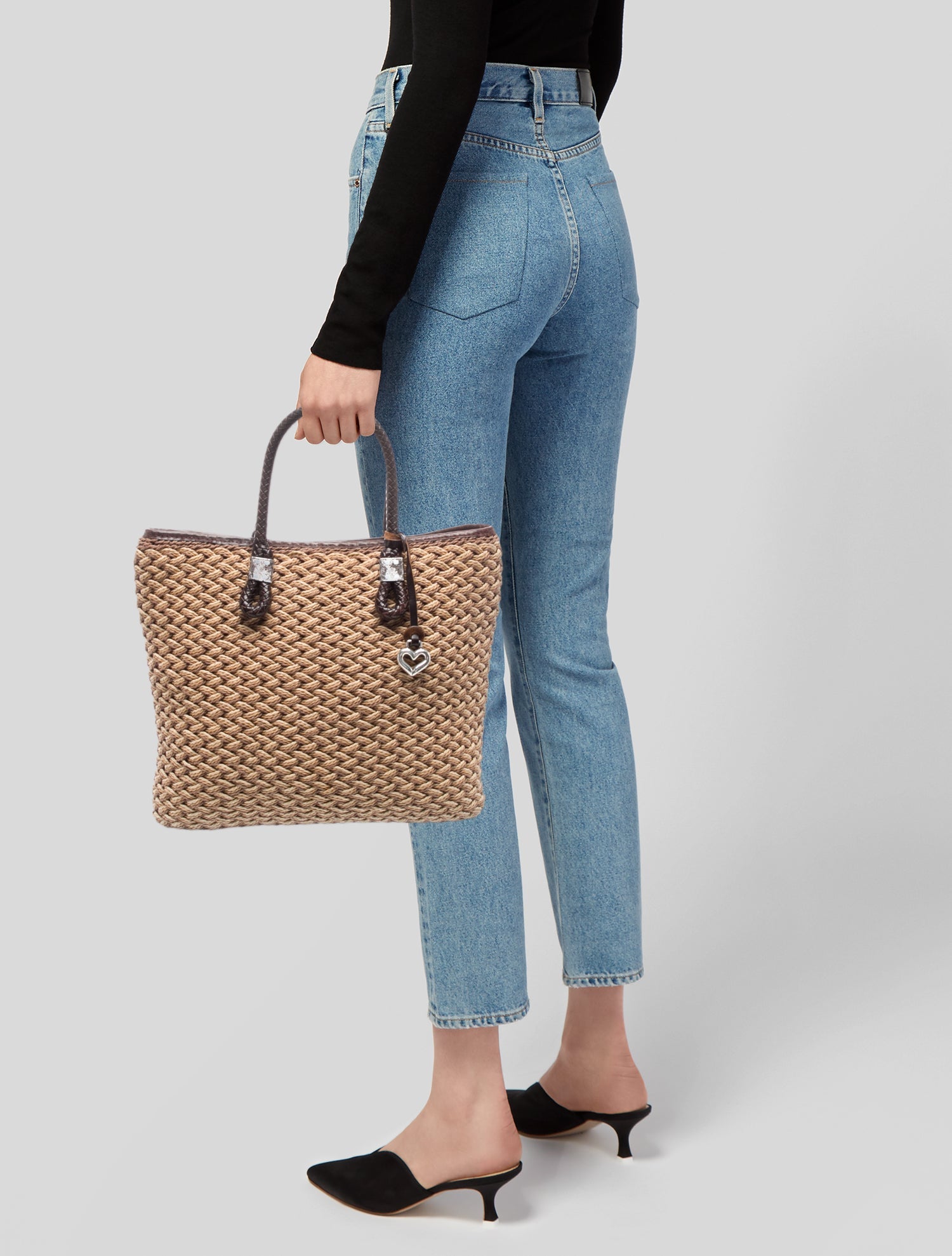 Brighton Raffia Top Handle Bag