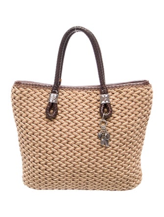 Brighton Raffia Top Handle Bag