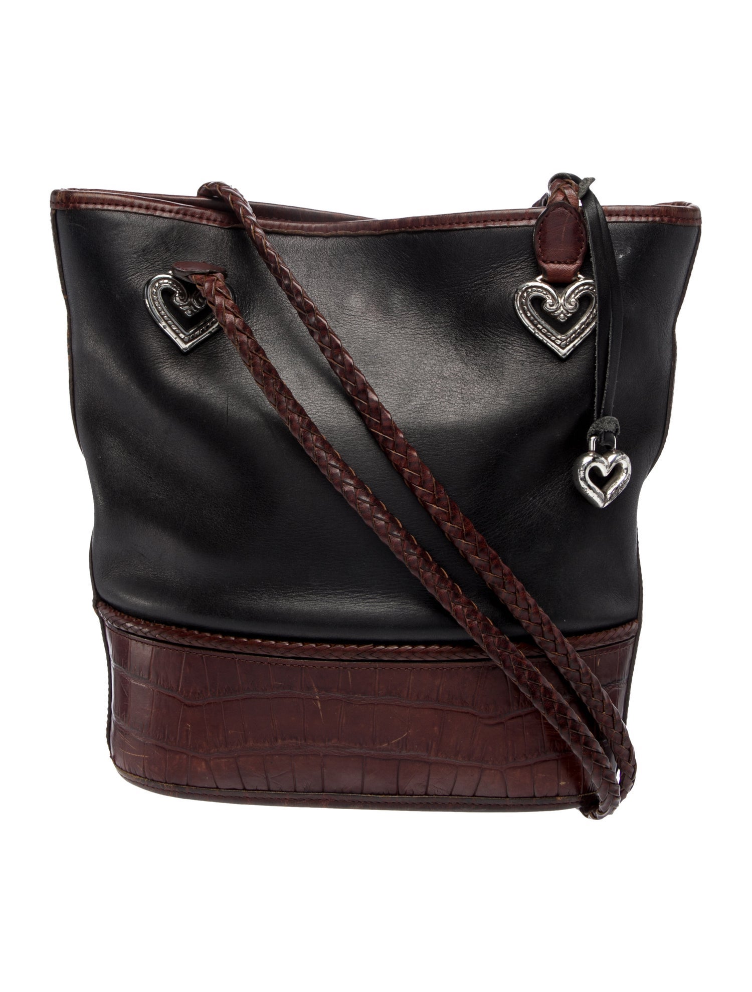 Brighton Leather Bucket Bag