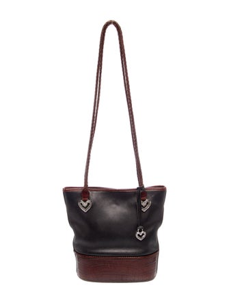 Brighton Leather Bucket Bag