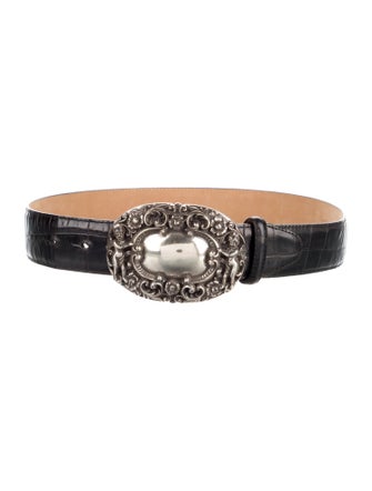 Brighton Embossed Leather Waist Belt