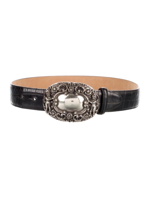 Brighton Embossed Leather Waist Belt