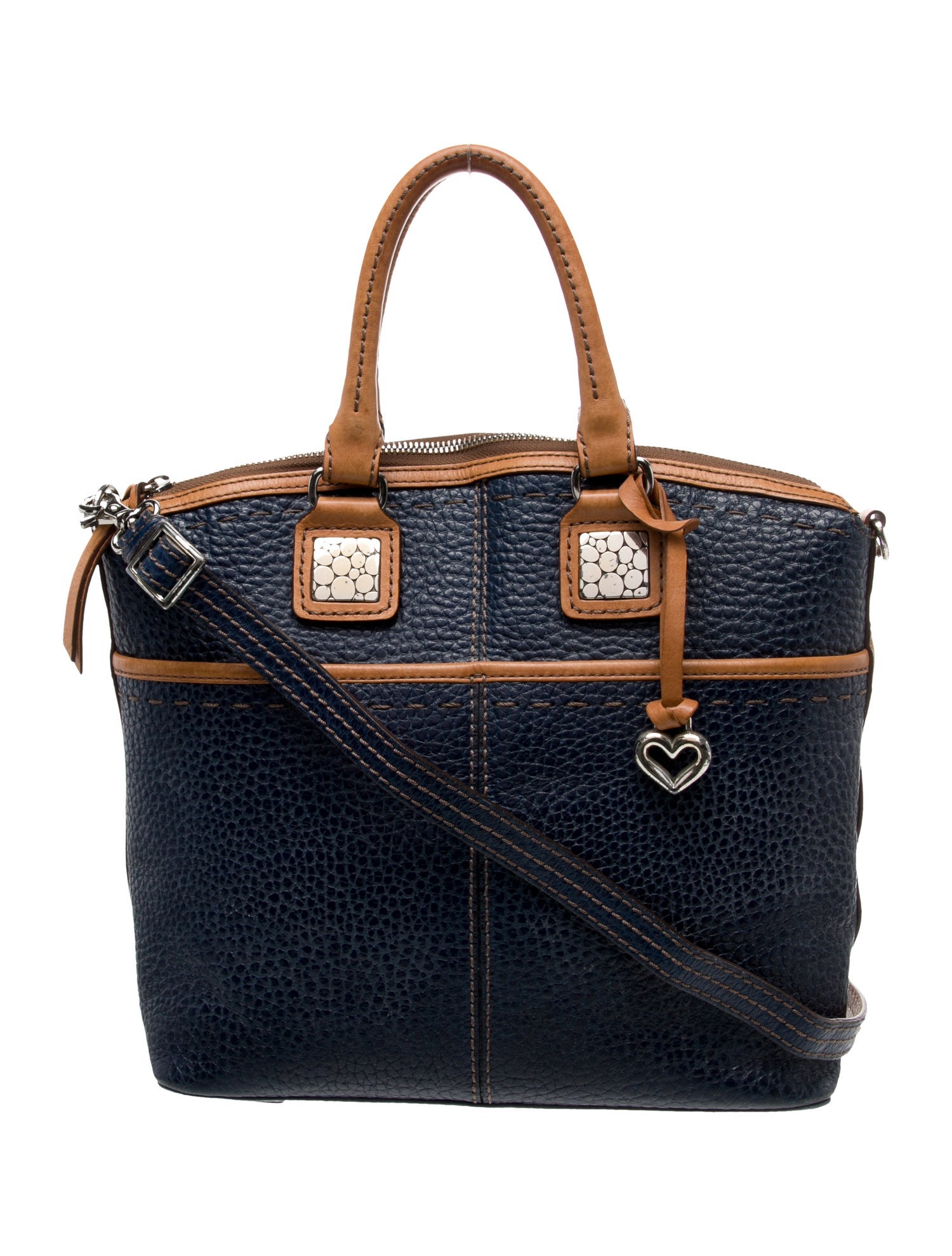 Brighton Leather Top Handle Bag