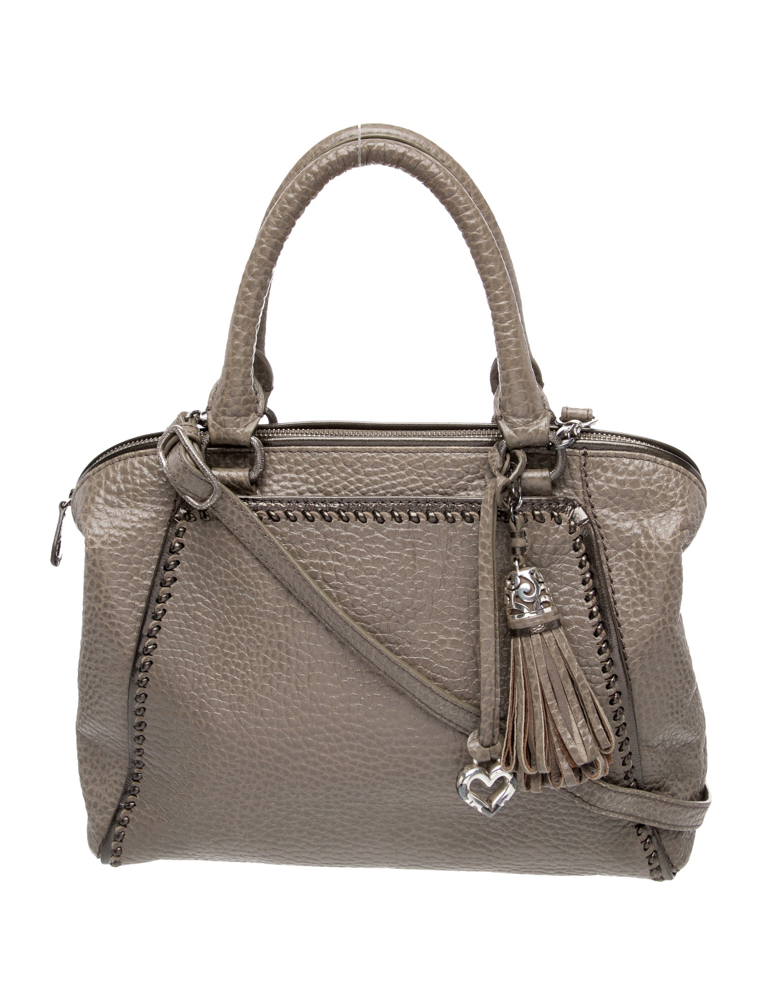 Brighton Leather Top Handle Bag