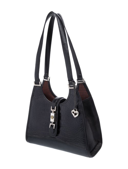 Brighton Embossed Leather Shoulder Bag