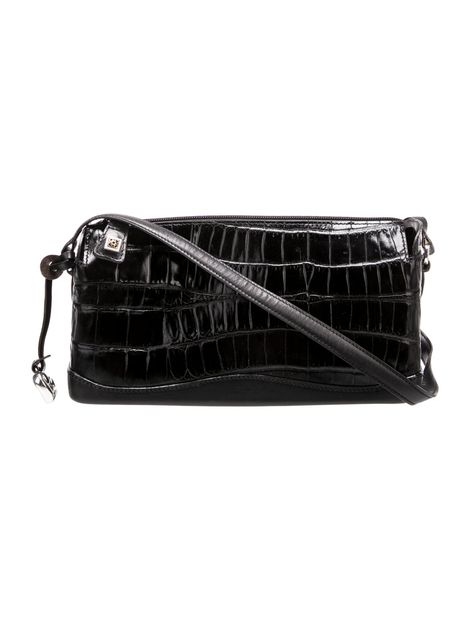 Brighton Embossed Leather Shoulder Bag
