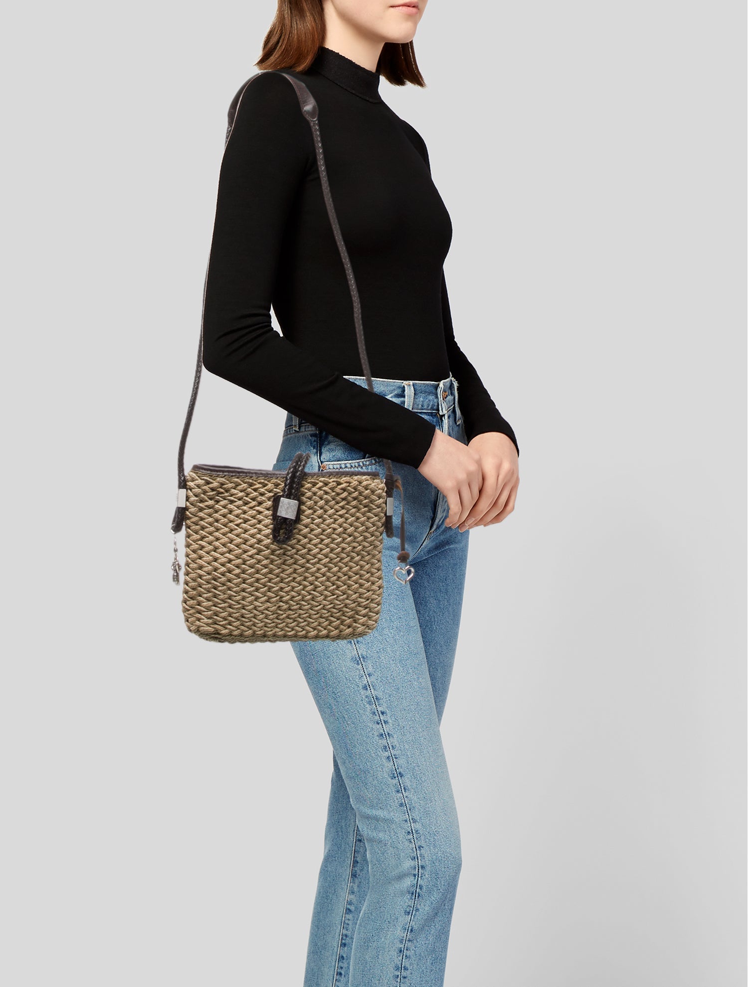 Brighton Raffia Shoulder Bag