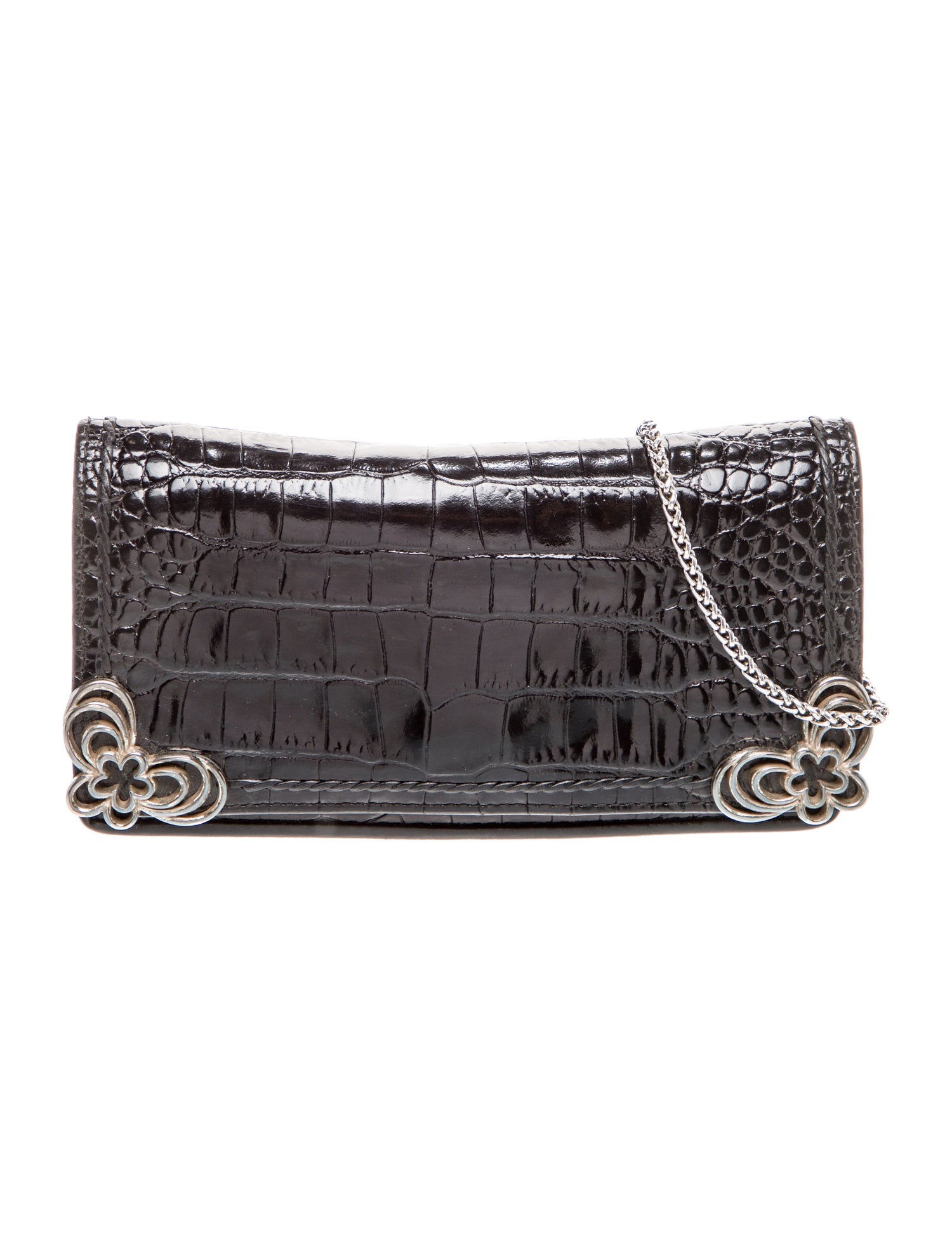 Brighton Embossed Leather Crossbody Bag