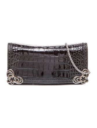 Brighton Embossed Leather Crossbody Bag