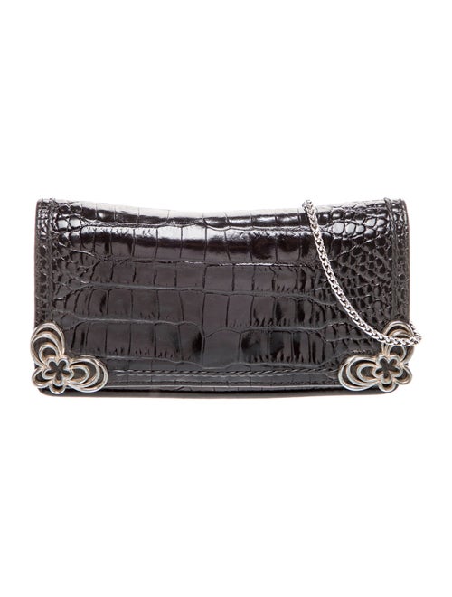 Brighton Embossed Leather Crossbody Bag