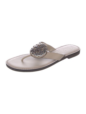 Brighton Leather Slides