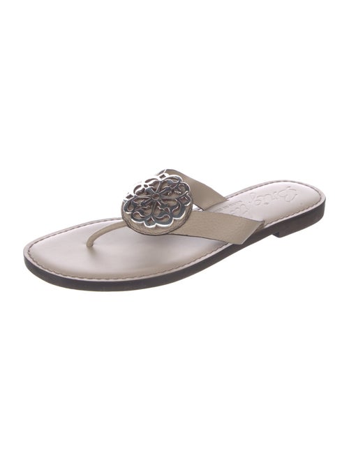 Brighton Leather Slides