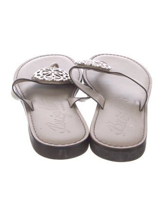 Brighton Leather Slides