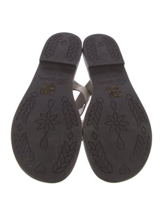 Brighton Leather Slides