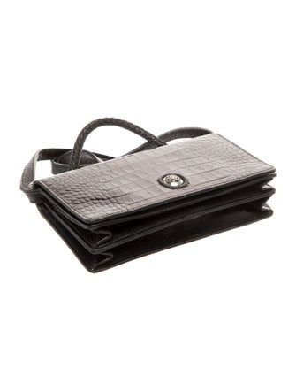 Brighton Embossed Leather Crossbody Bag