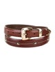 Brighton Leather Studded Accents Waist Belt