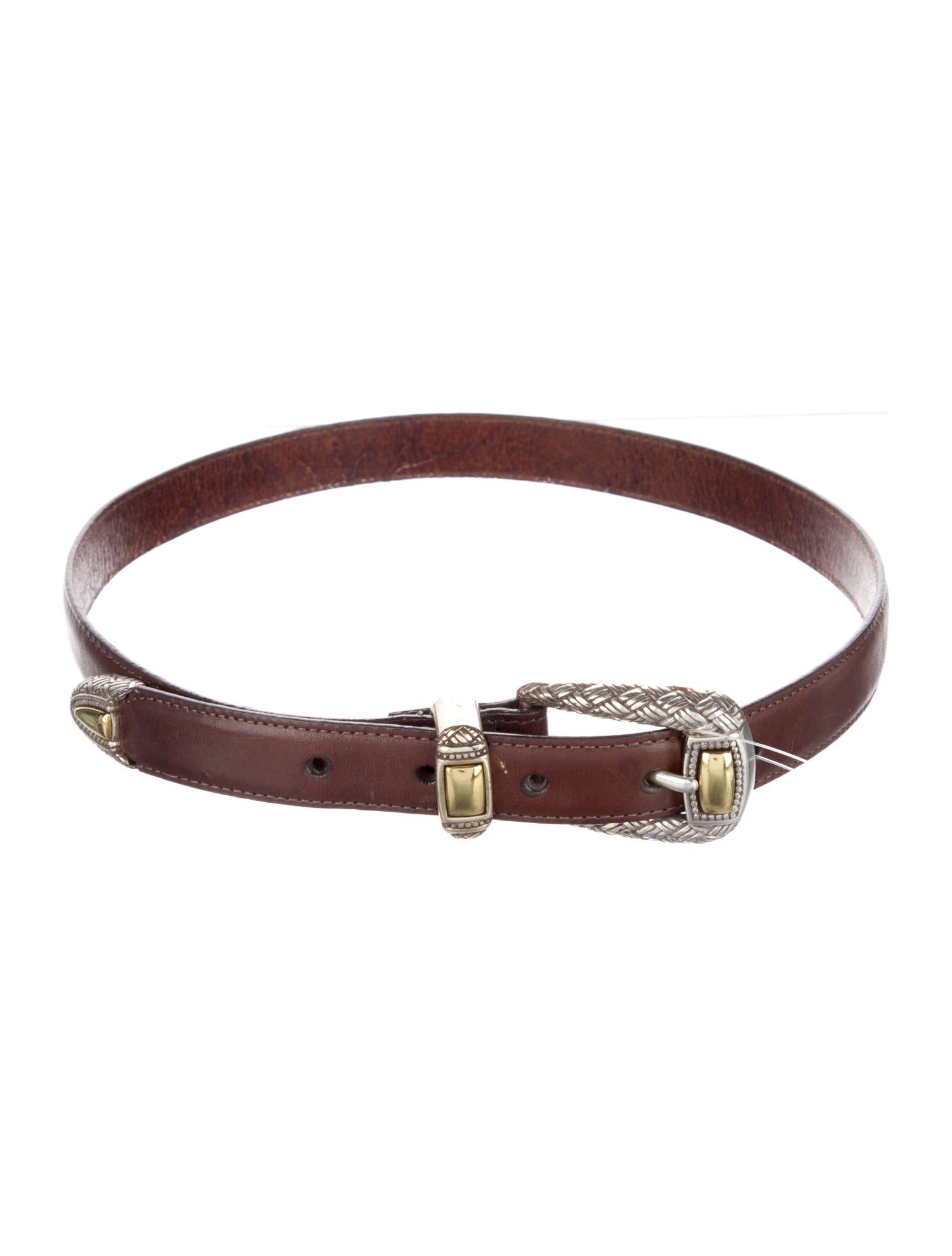Brighton Skinny Leather Waist Belt
