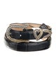 Brighton Skinny Embossed Leather Belt