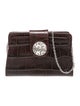 Brighton Embossed Leather Evening Bag