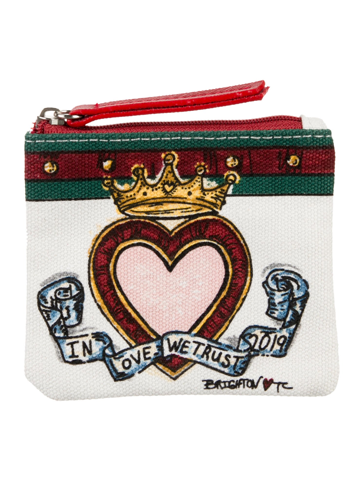 Brighton Canvas Printed Bifold Wallet