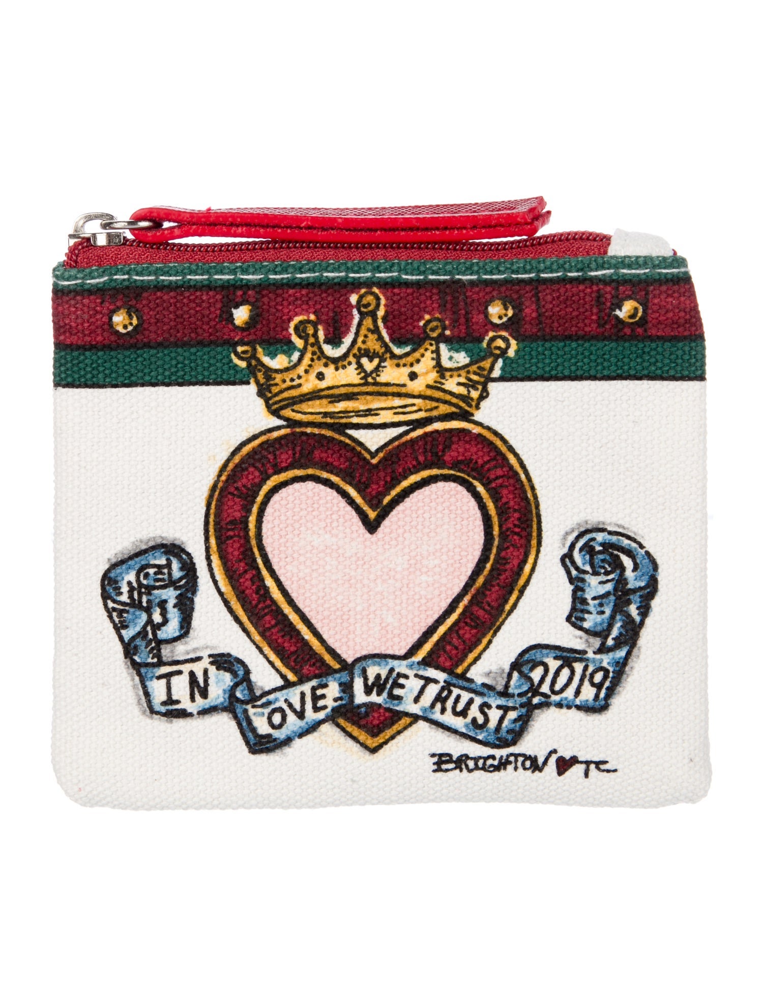 Brighton Canvas Printed Bifold Wallet