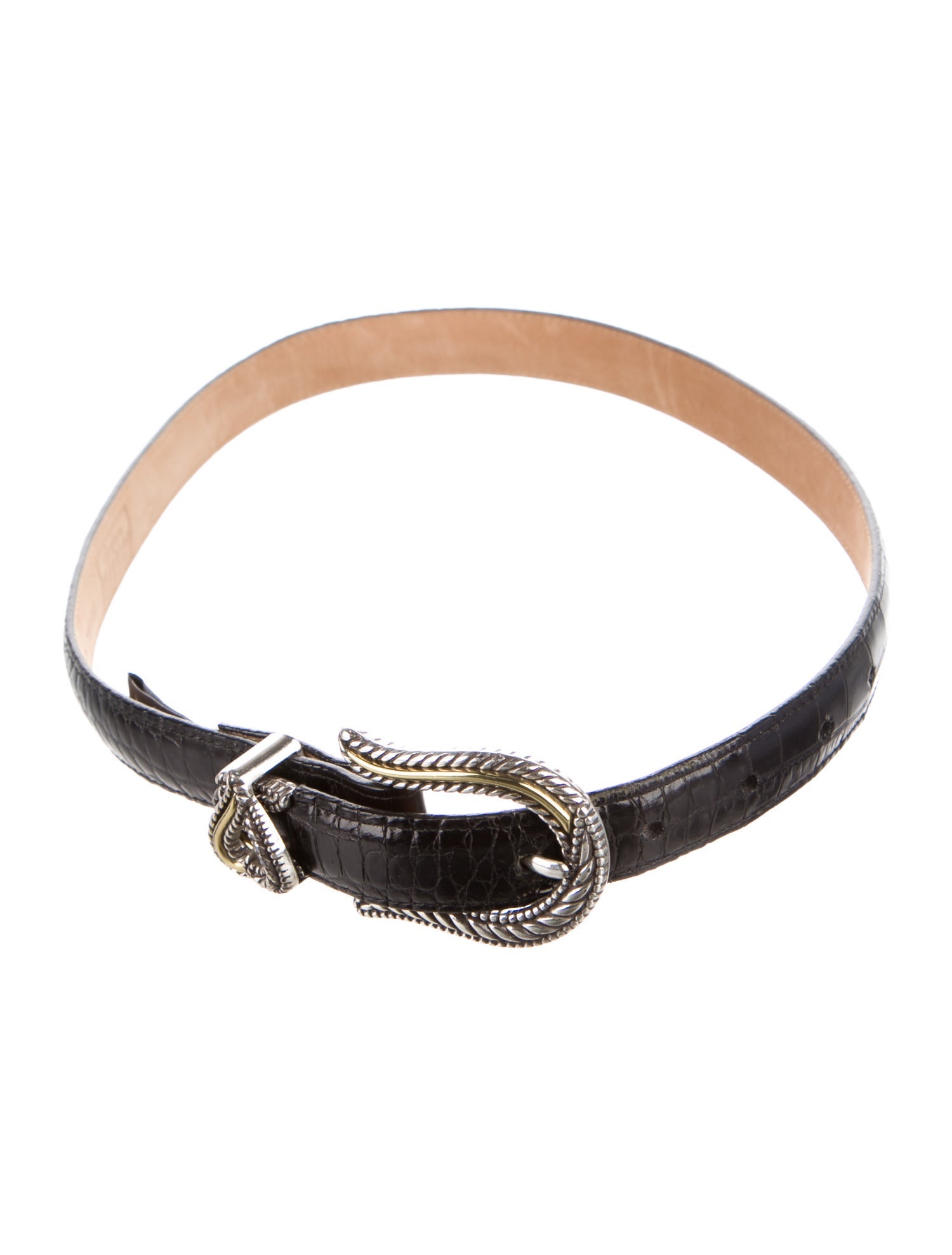 Brighton Skinny Leather Waist Belt