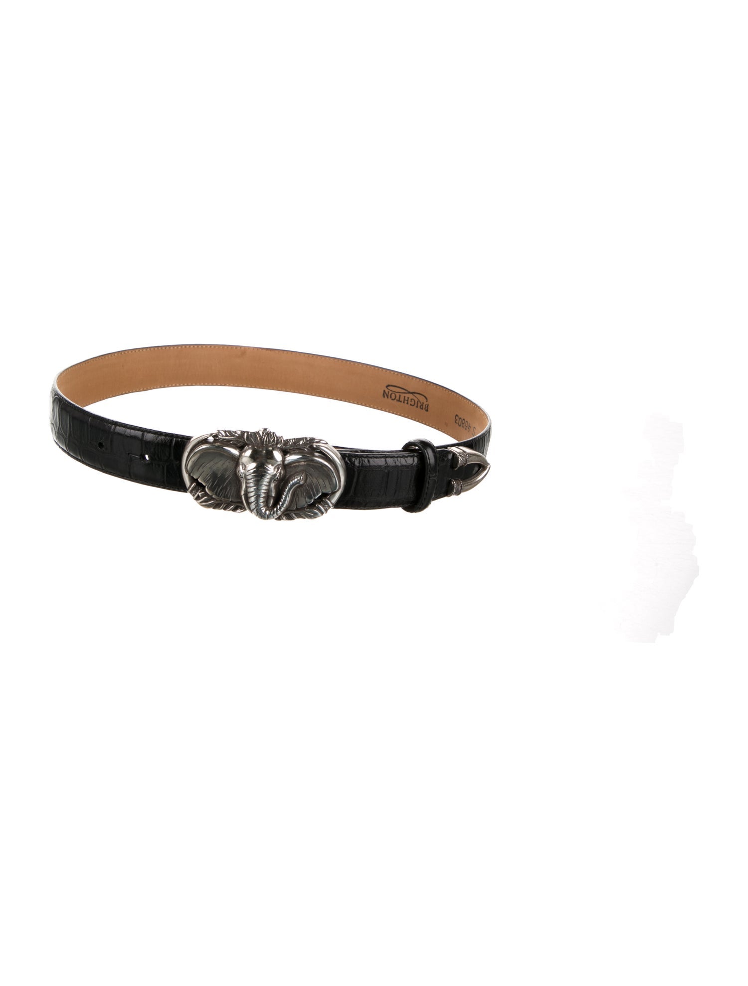 Brighton Skinny Alligator Waist Belt